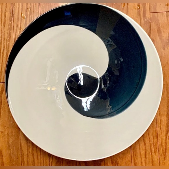 16” MURANO Certified Italian Art Glass Pearlescent Centerpiece Tabletop Bowl - Picture 7 of 10